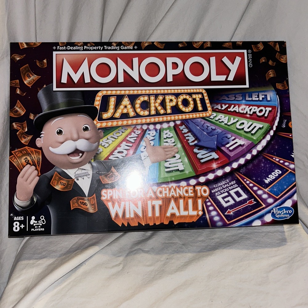 New And Sealed Monopoly Jackpot Board Game‎ by Hasbro Gaming  2015